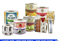 Máy in phun date trên tem nhãn decal, decal nhựa, decal giấy