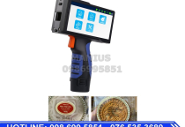 Máy in phun date code, ngày sản xuất, hạn sử dụng lên bánh trung thu