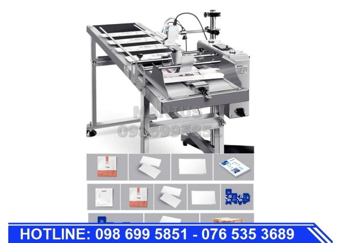 Băng tải tách bào bì cho máy in date code
