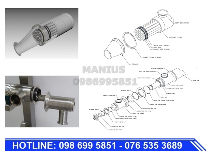 Thiết bị trao đổi nhiệt dạng ống gợn sóng