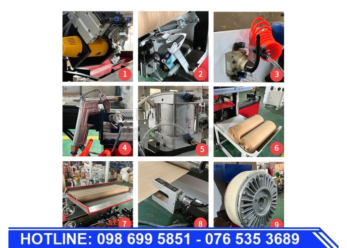 Máy làm giấy tổ ong chèn hàng