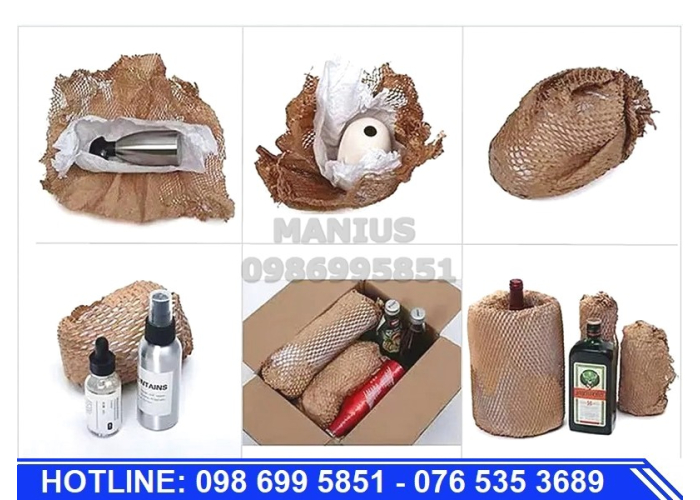 Máy làm giấy tổ ong chèn hàng bán tự động