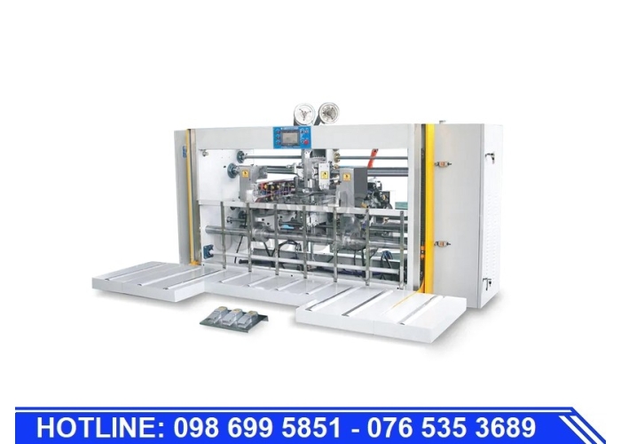 Máy đóng ghim thùng carton bán tự động