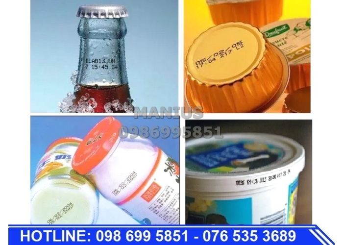 Máy in date trên chai nhựa