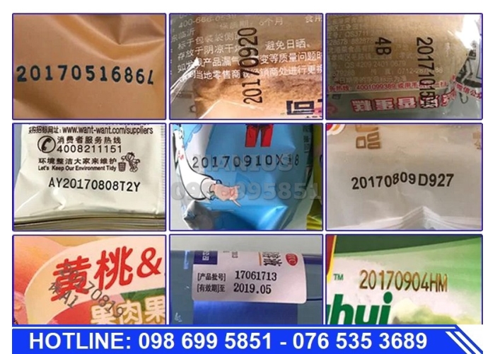 Máy in date ruy băng bán tự động